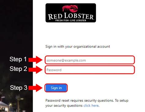 Portal.redlobster.com login - Password: By continuing you agree to our Terms and ConditionsTerms and Conditions